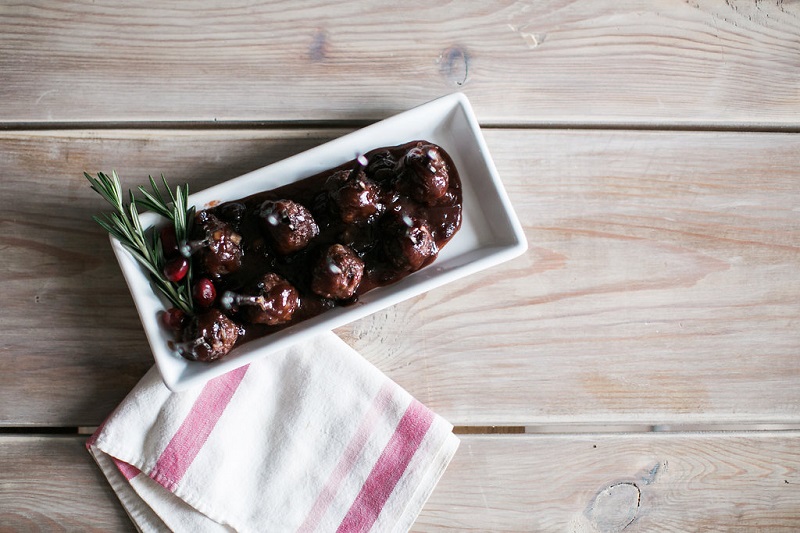 Dream Events and Catering in Nashville Holiday Recipe Blog Post Cranberry Meatballs