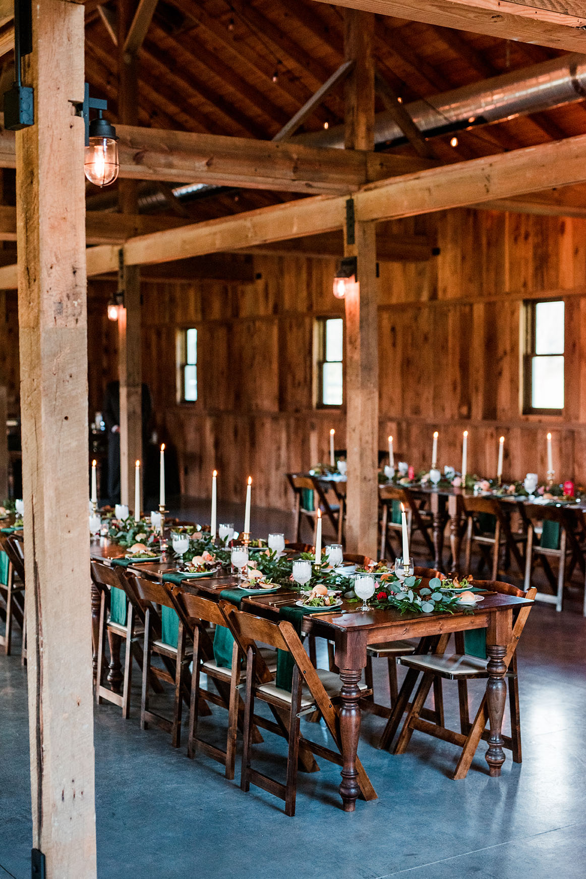 Long Dinner Table at Cedarmont Farm