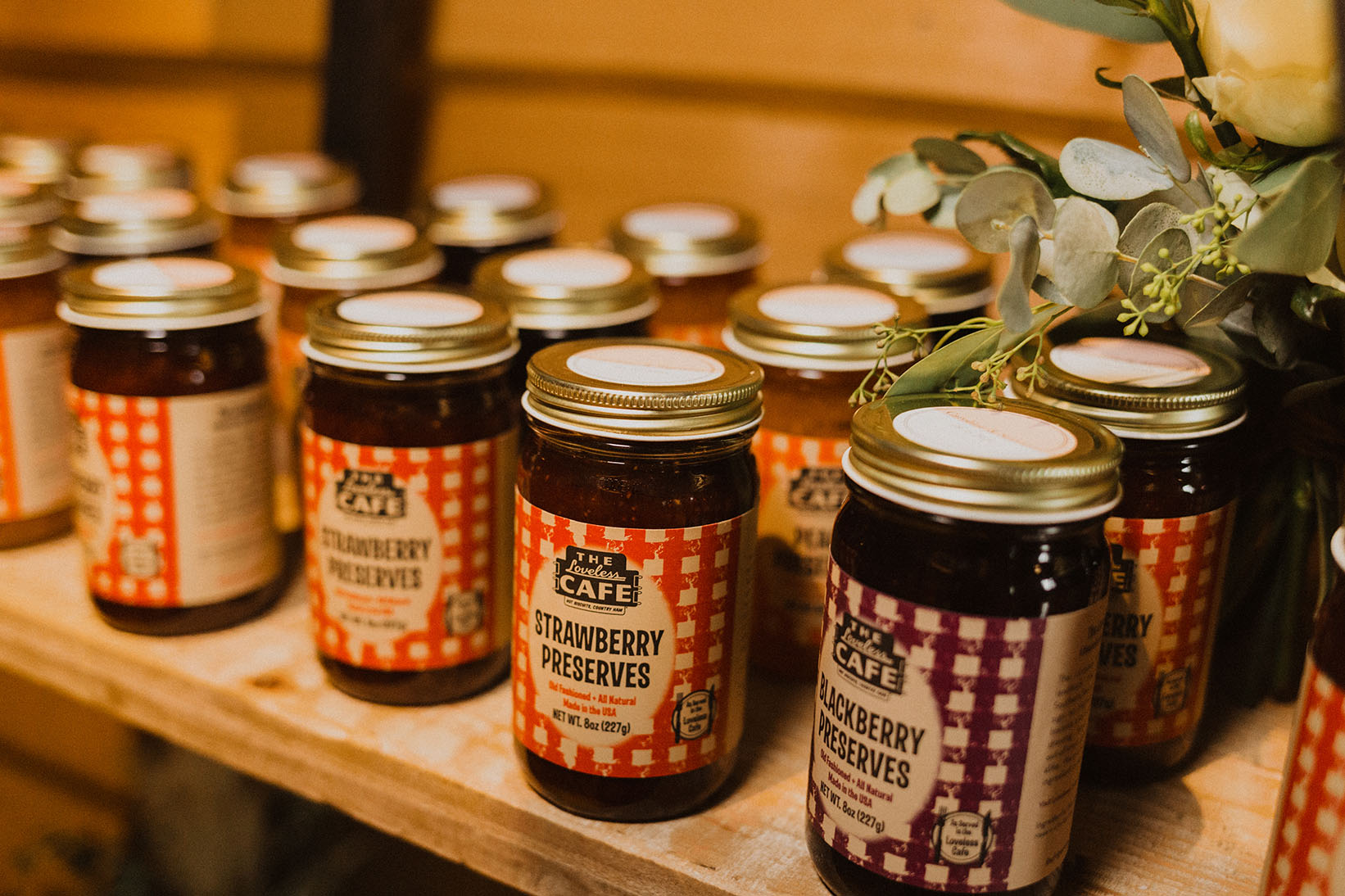 Nashville Inspired Wedding Favor Jars of Jam