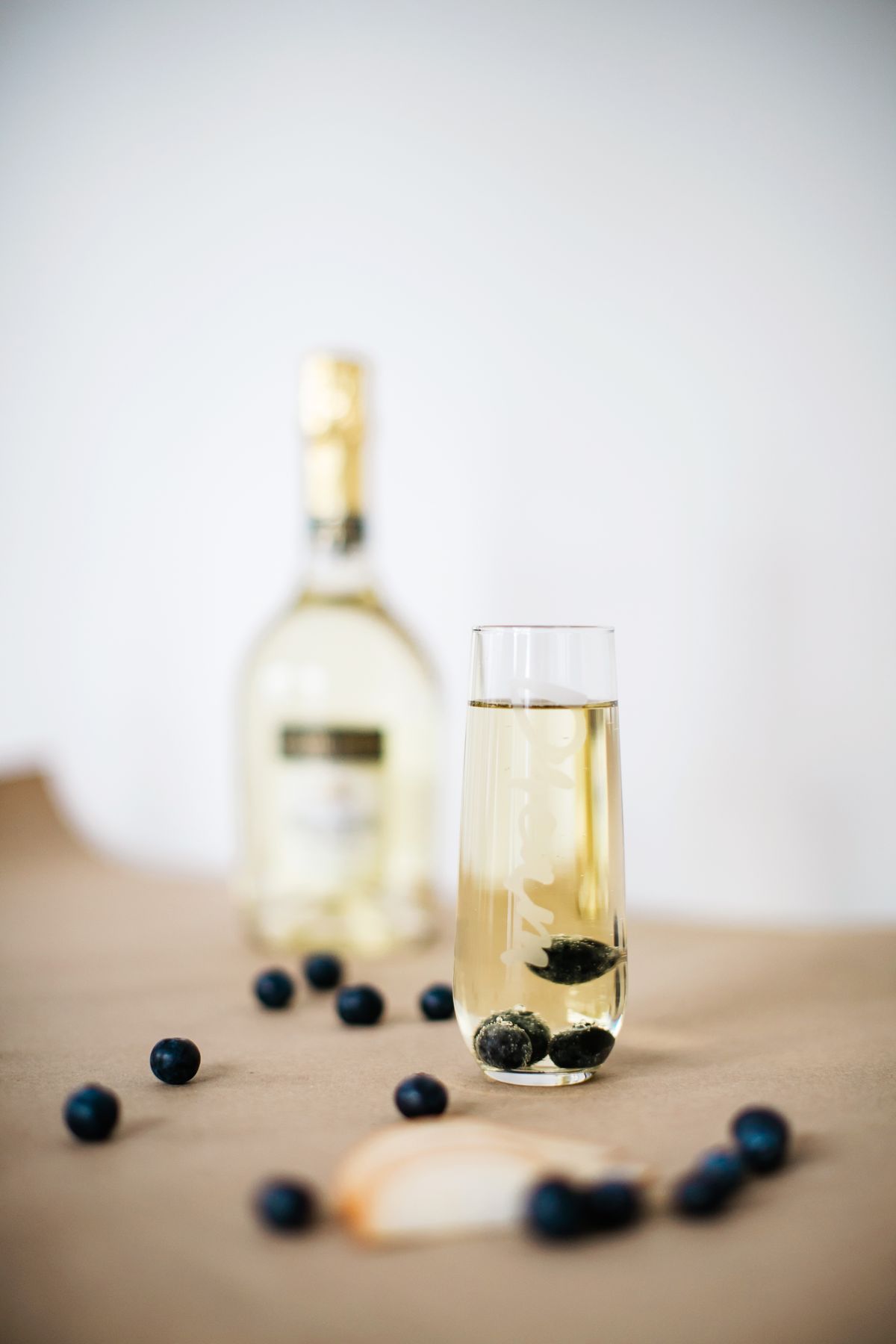 Signature Cocktail with Blueberries