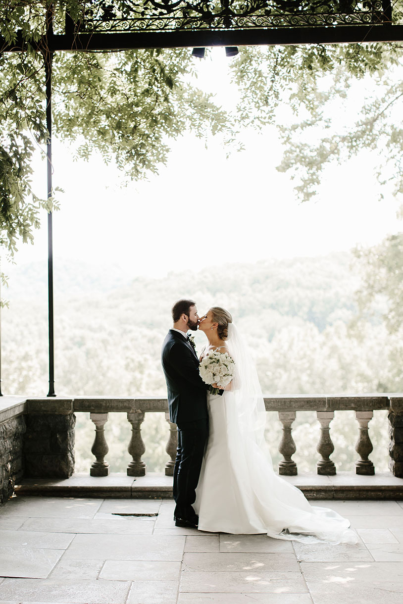 Emily and Chris Kissing