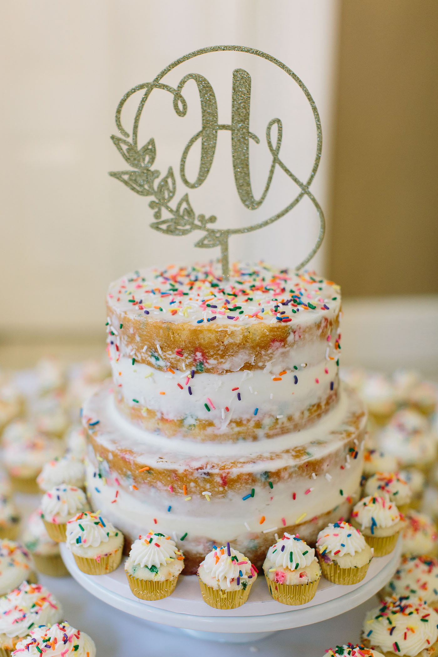 Tiered Funfetti Cake