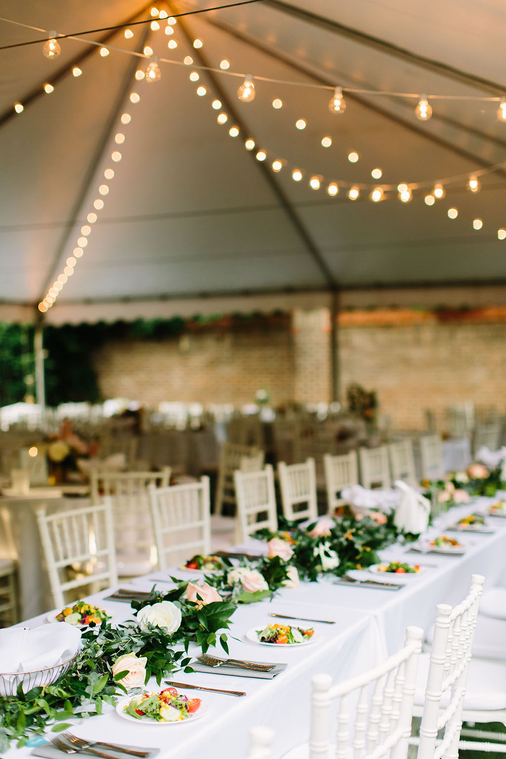 Outdoor Wedding Reception