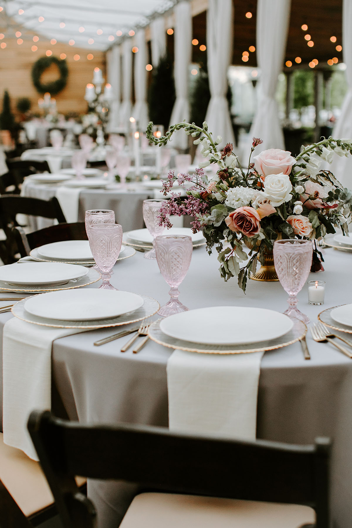 Wedding Reception Tablescape