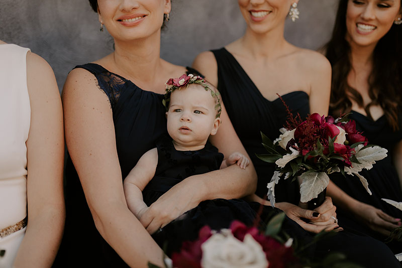 Baby at wedding