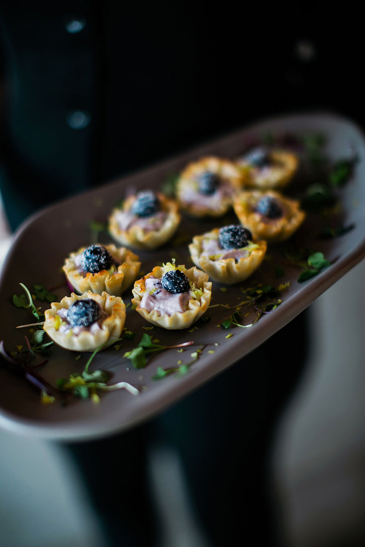 Balsamic Blueberry Bites