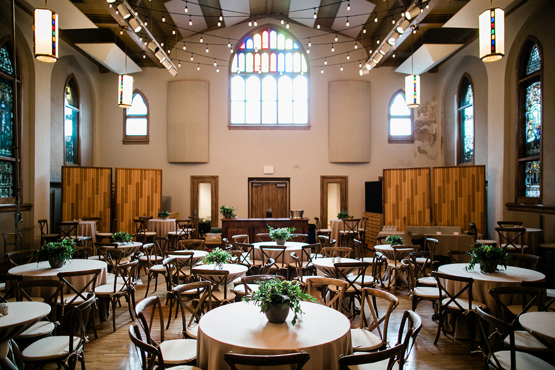 Cozy Rustic Corporate Dinner Setup