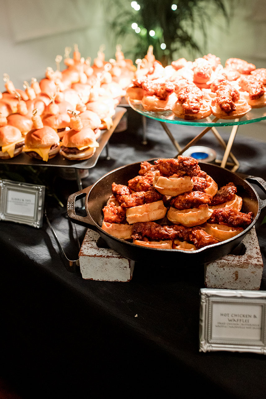 Hot Chicken & Waffles Station Display