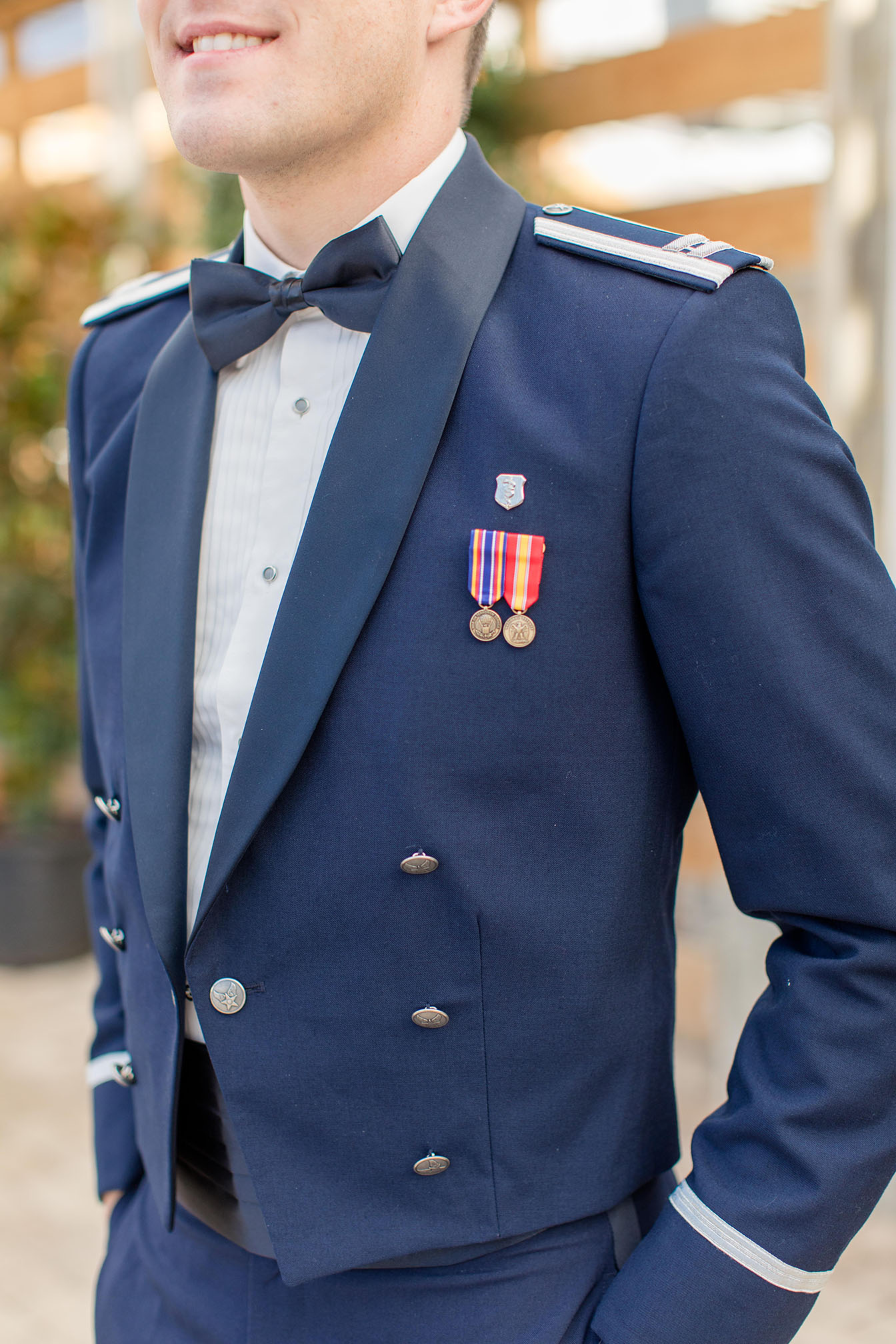 Paul Dressed in Air Force Uniform