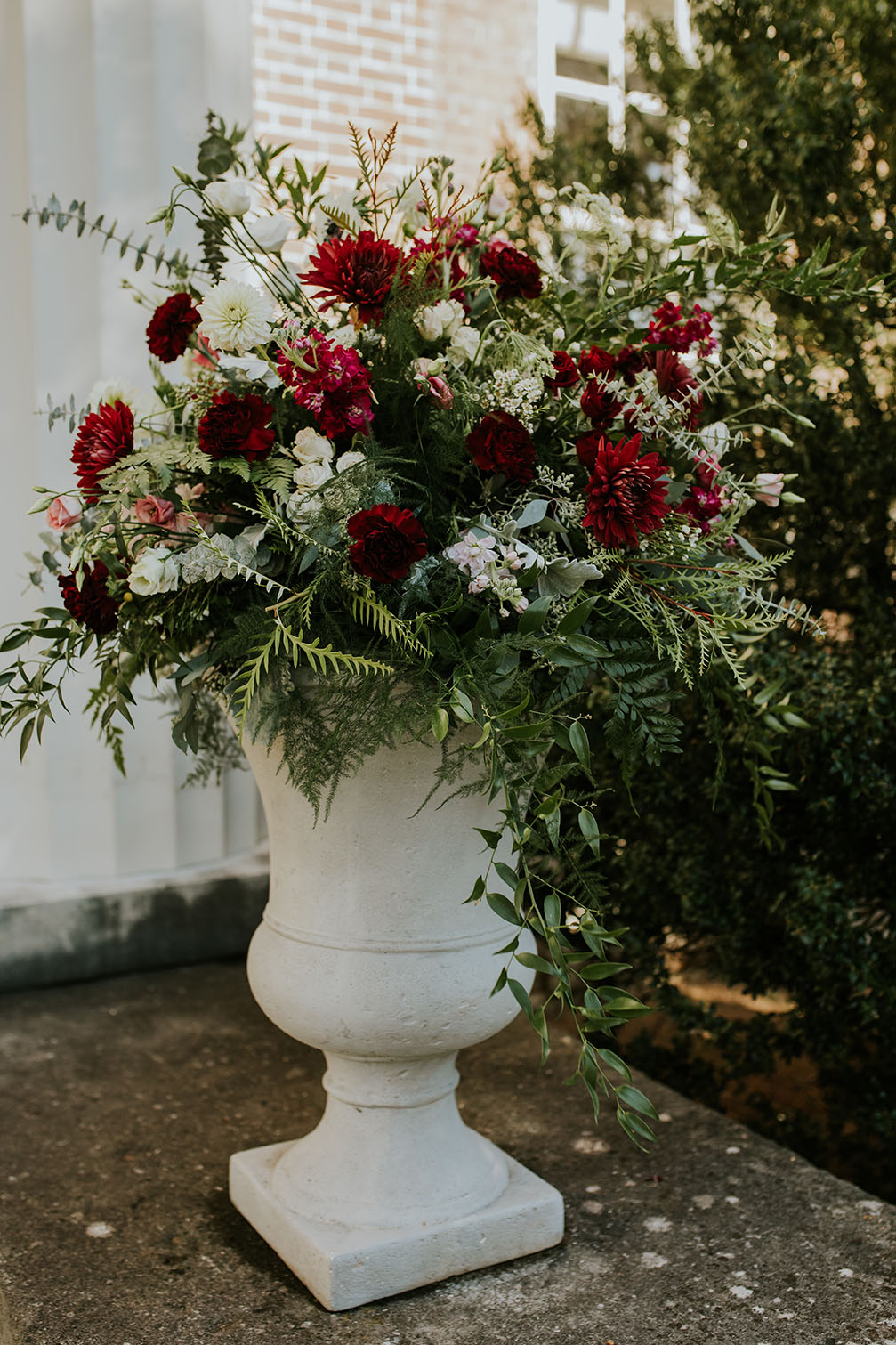 October Rustic Wedding Floral Arrangement