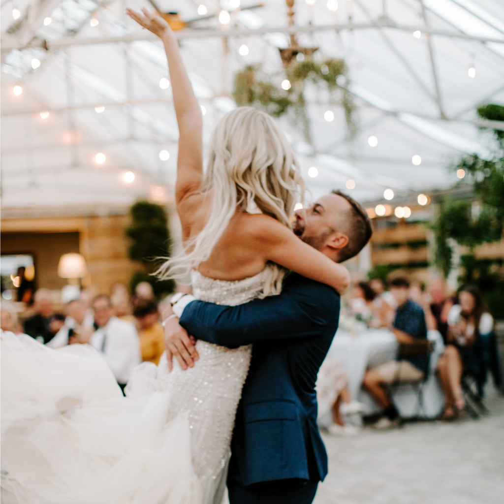 Bride And Groom First Dance