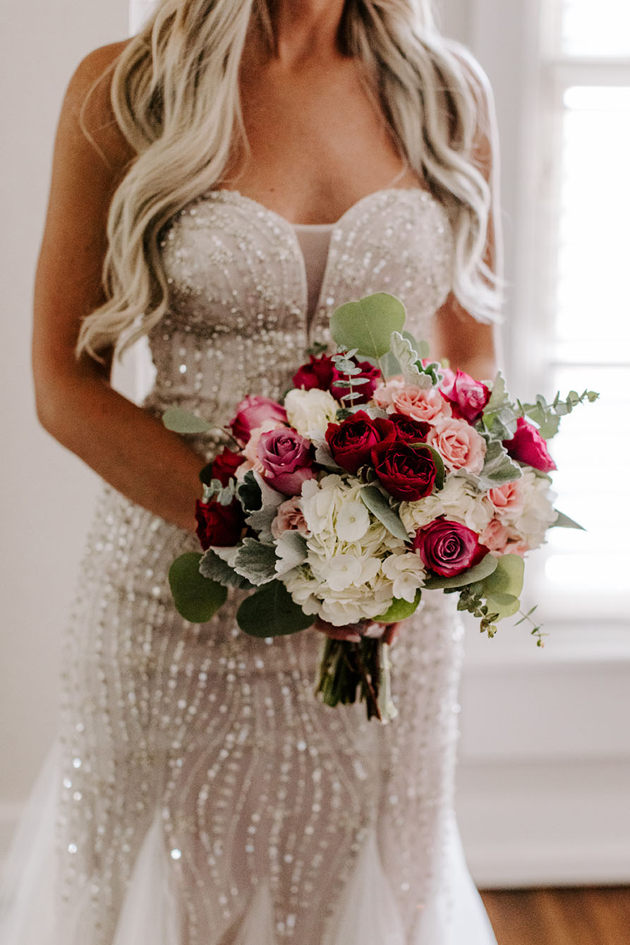 Bride Holding Bouquet