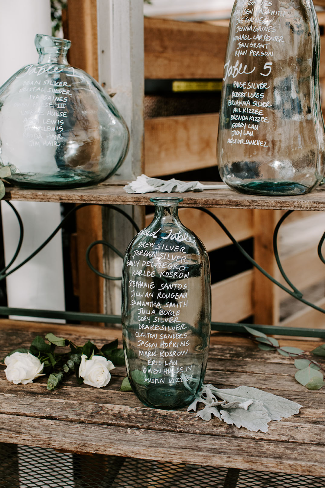 Glass Vase Seating Chart