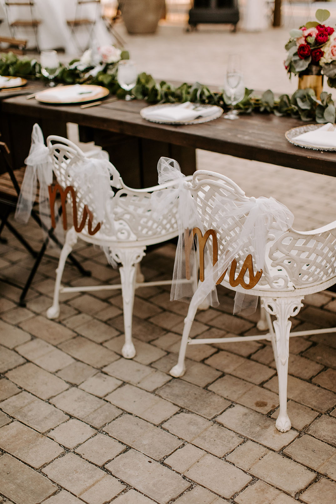 Mr. And Mrs. Wedding Chairs