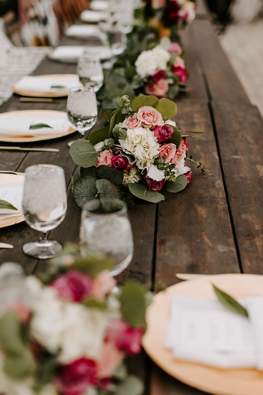 Garden Wedding Reception Head Table