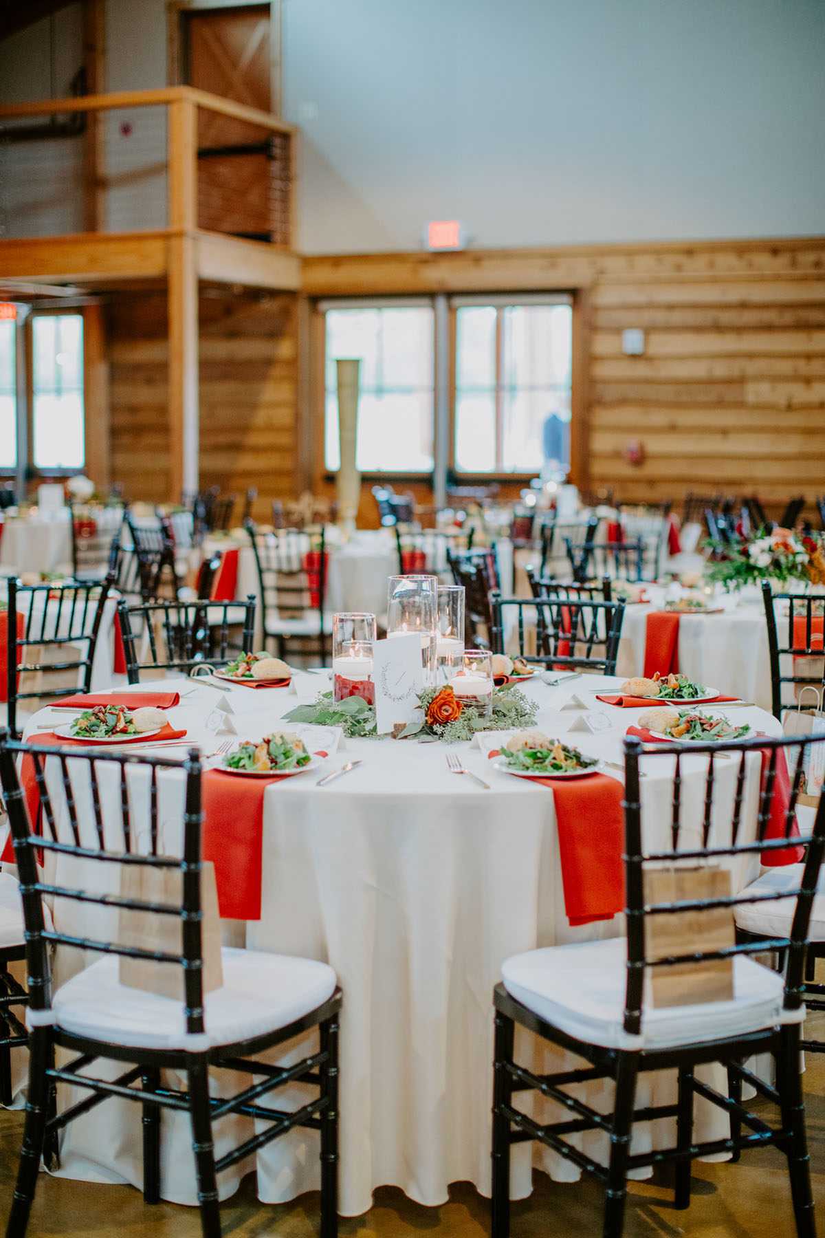 Table With Centerpiece At Wedding Reception