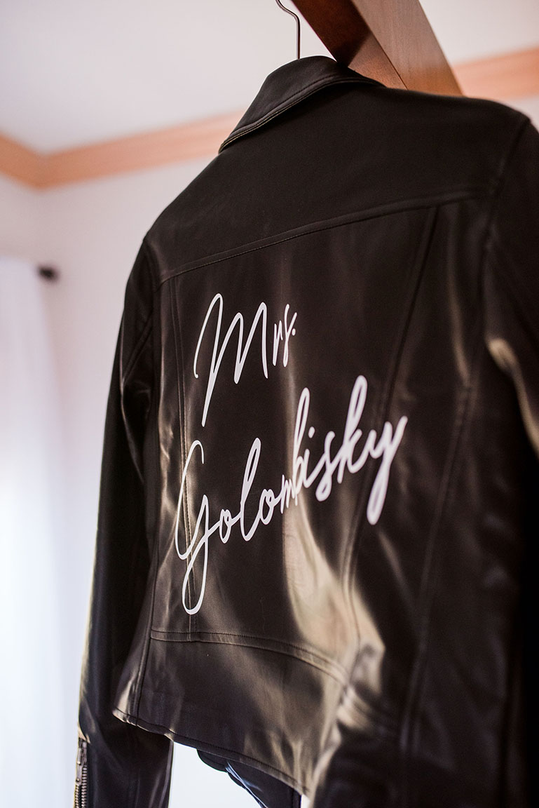 Custom Printed Leather Jacket