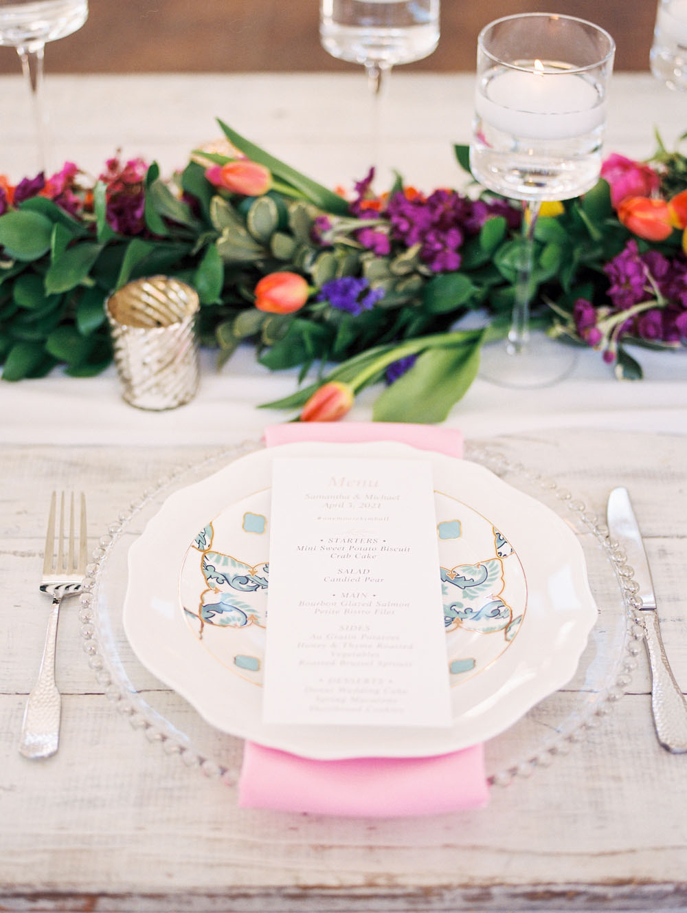 Whimsical Wedding Place Setting