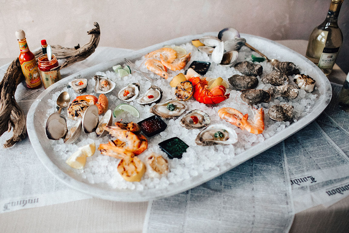 Raw Fish and Oyster Station