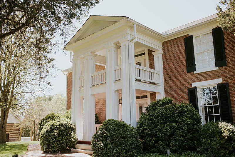 Front of ceremony venue