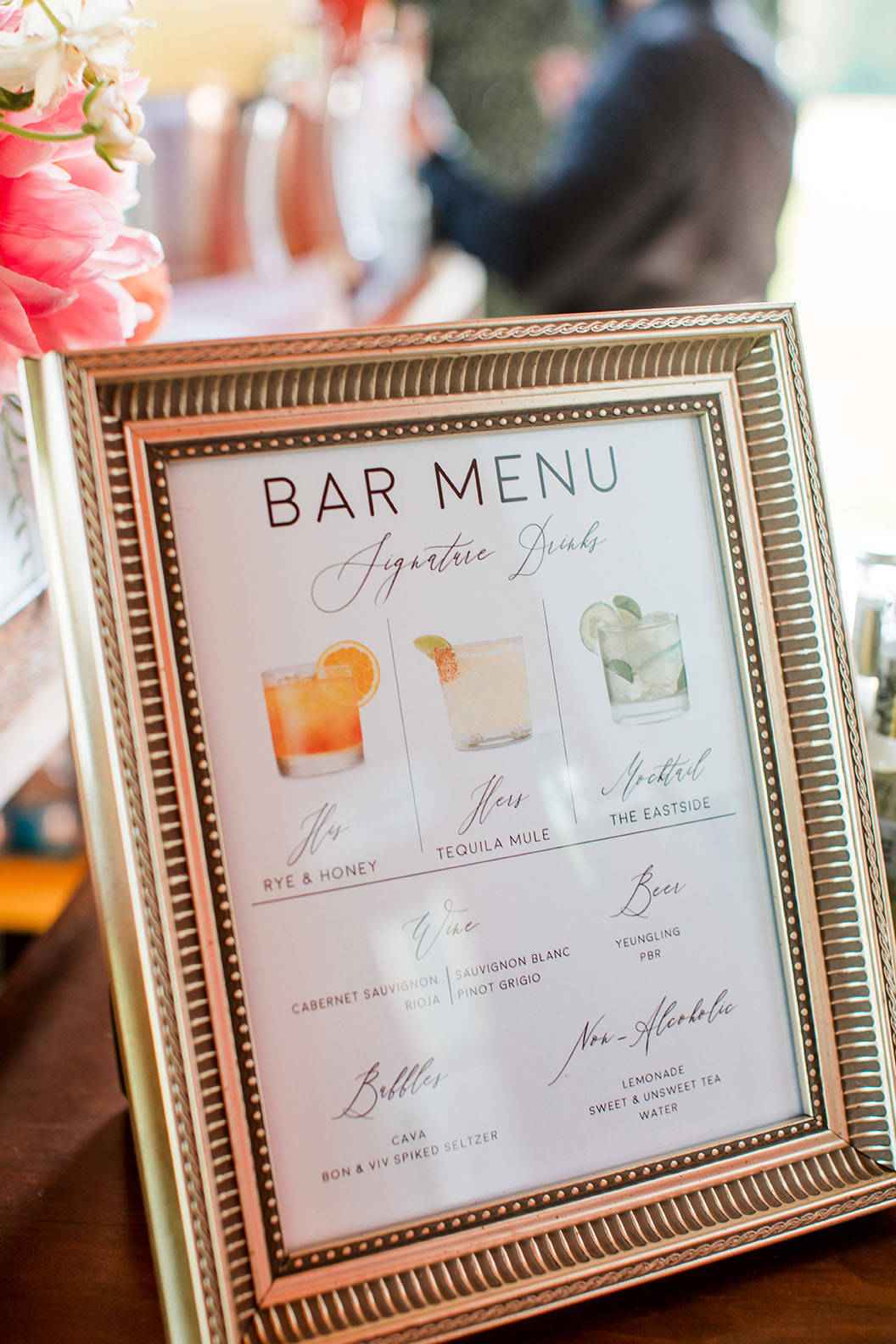 Signature Cocktail Bar Menu