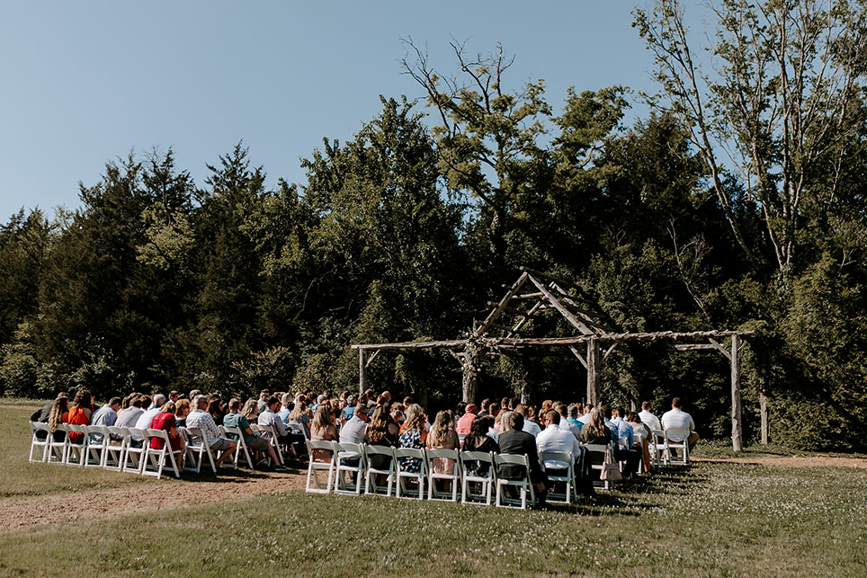 reception set up