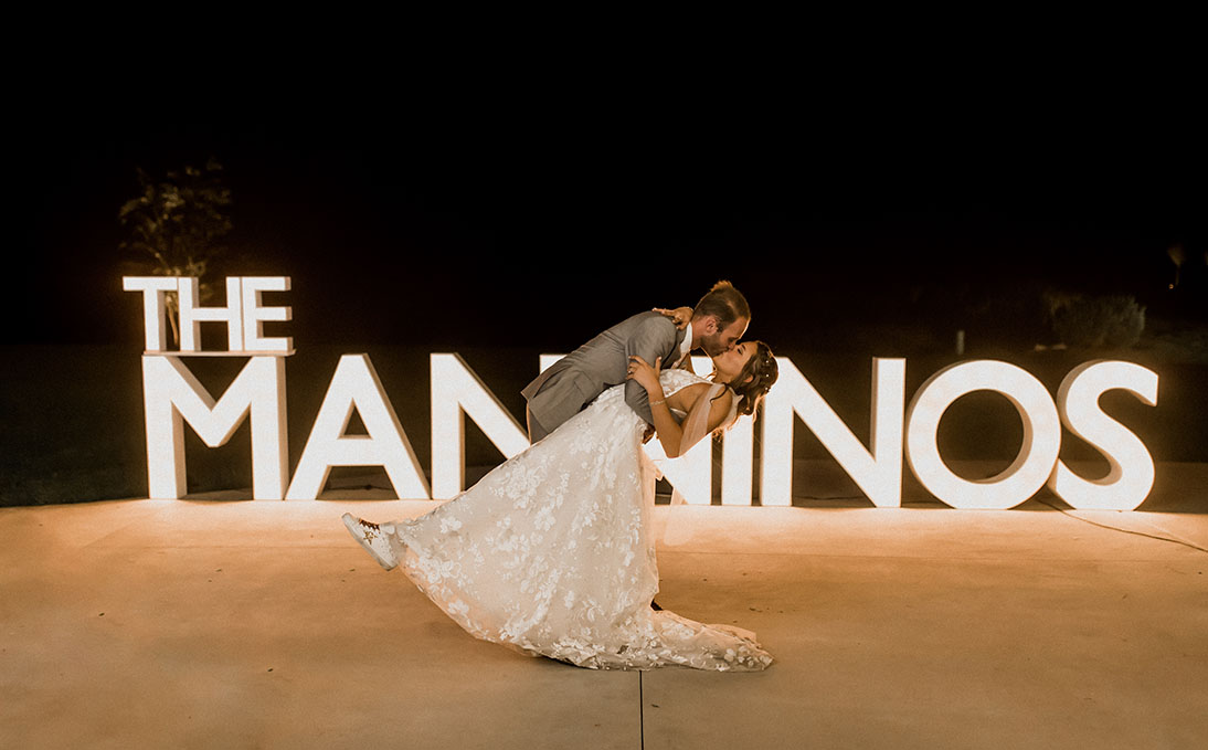 wedding neon sign