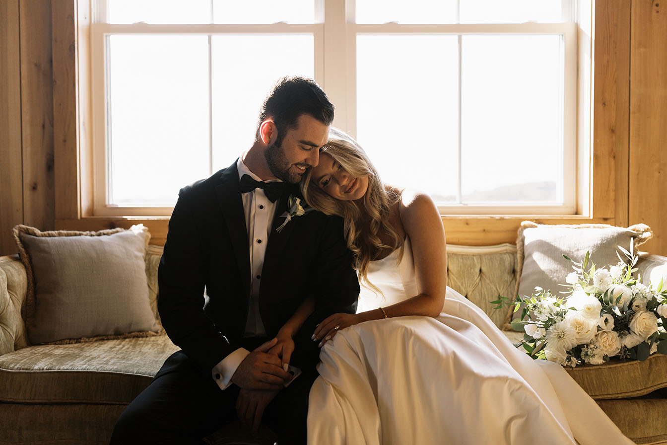 bride and groom portraits